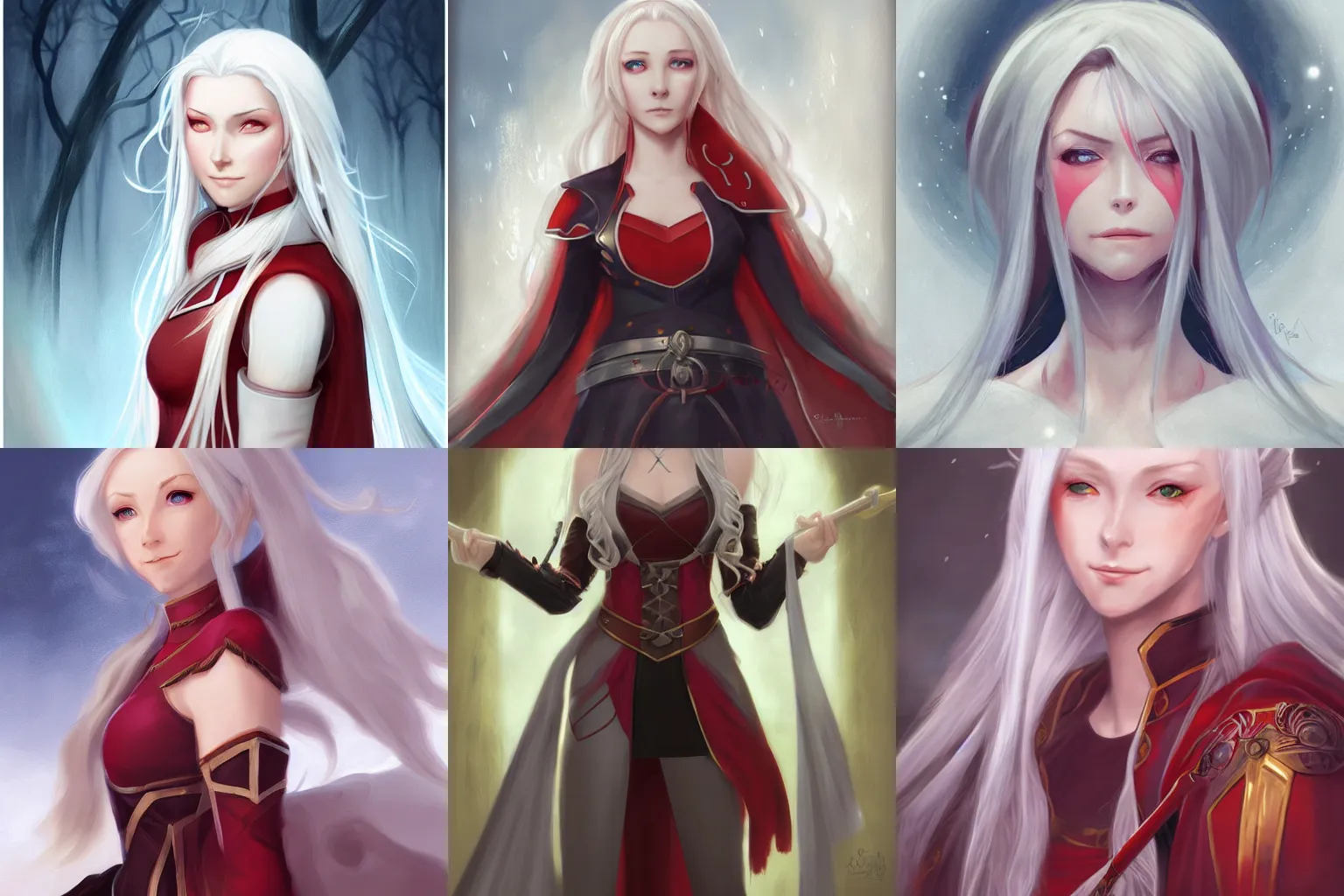 Prompt: Edelgard from Fire emblem, by Charlie Bowater