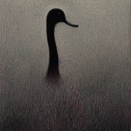 Prompt: horrifying image of duck drawn by junji ito, horror art, very detailed art, junji ito, zdislav beksinski