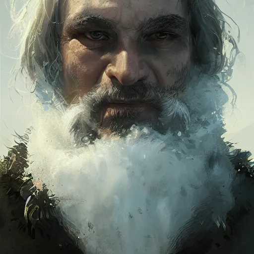 Prompt: Portrait of old Knight with big mutton chops, detailed face, fantasy, highly detailed, cinematic lighting, digital art painting by greg rutkowski