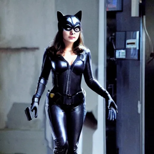 Image similar to Mila Kunis as Catwoman