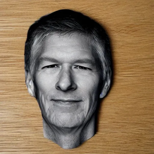 Prompt: an apple with tim cooks face