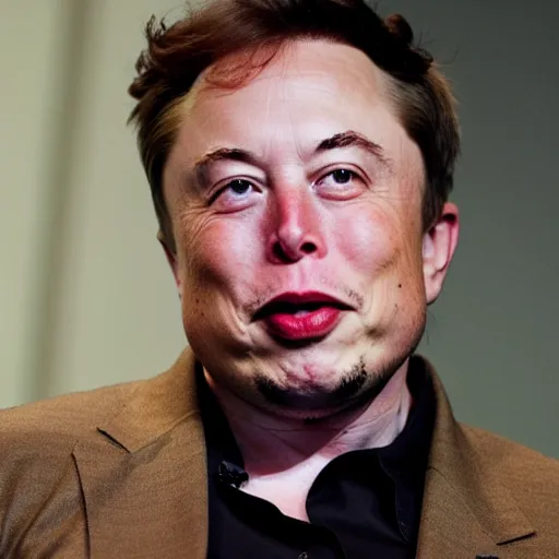 Image similar to down syndrome elon musk