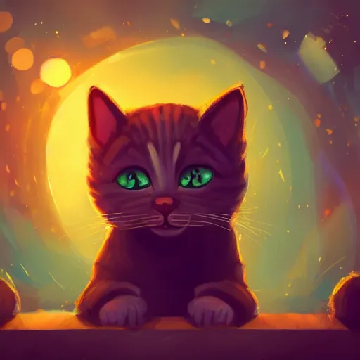 Image similar to cat theme logo, cat theme banner, cat design, art photography style, trending on artstation, warm light, lovely and cute, fantasy art, 8 k resolution