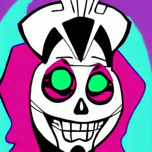 Image similar to papa emeritus iv in the style of the powerpuff girls