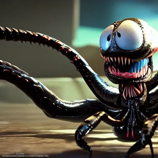 Image similar to venom in a bug's life ( 1 9 9 8 ), pixar, 3 d render, movie,