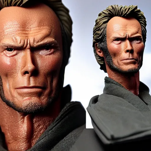 Image similar to clint eastwood action figure by hot toys.