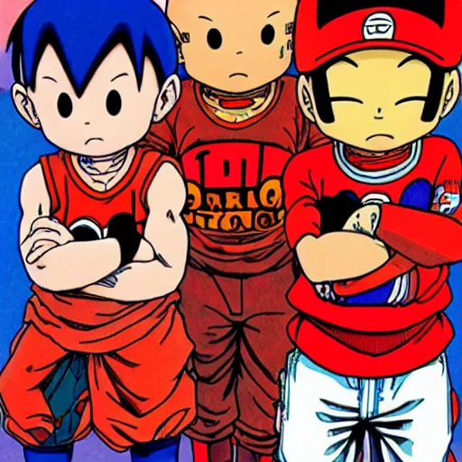 Image similar to trippe redd by akira toriyama