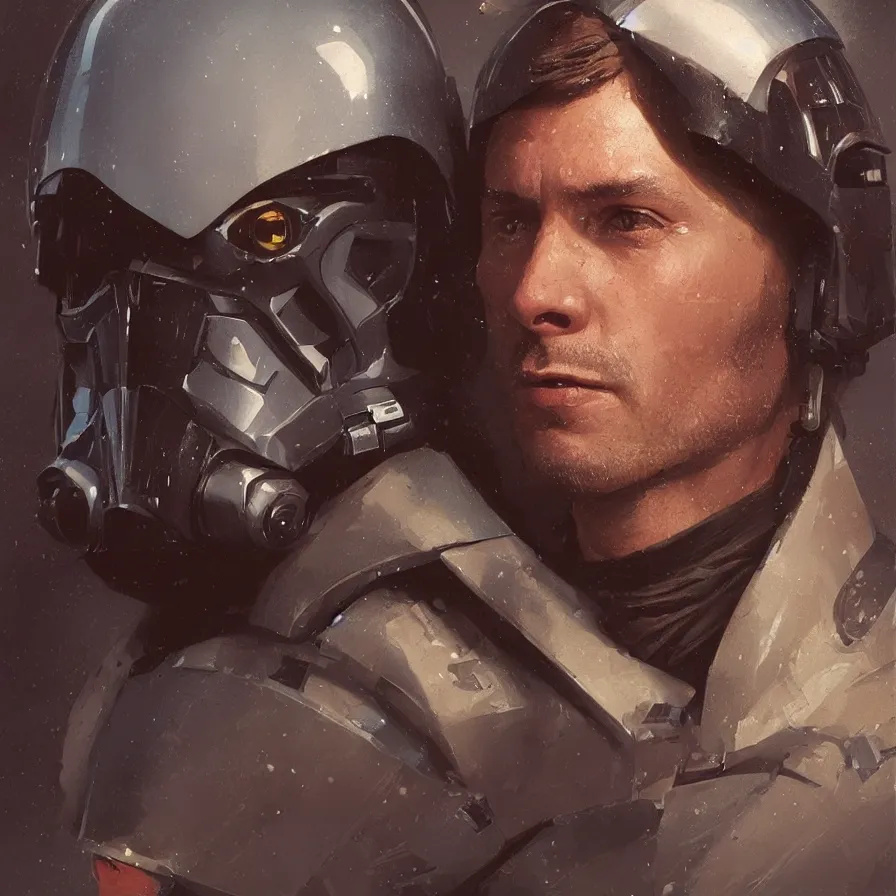 Image similar to portrait of pierre emmanuel saubade by greg rutkowski, rebel alliance pilot, he is 3 5 years old, star wars expanded universe, highly detailed portrait, digital painting, artstation, concept art, smooth, sharp foccus ilustration, artstation hq