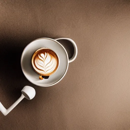 Prompt: stunning award winning photograph of a coffee mug being shot with a pistol