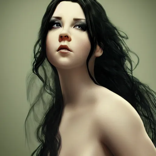 Prompt: evanescence, award winning creature portrait photography, extremely detailed, artstation, 8 k, sensual lighting, incredible art, wlop, artgerm