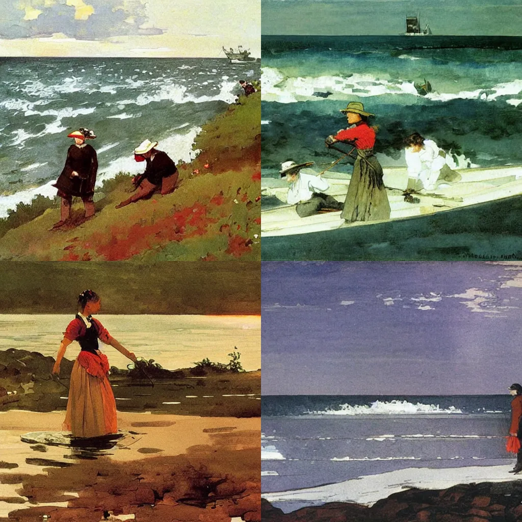 Prompt: by winslow homer