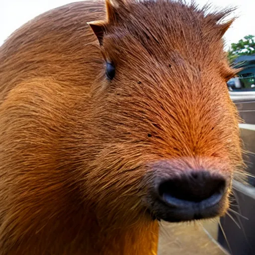 Prompt: pixar style capybara