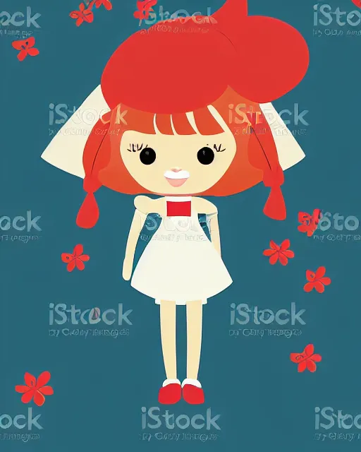 Image similar to cotton girl vector art illustration