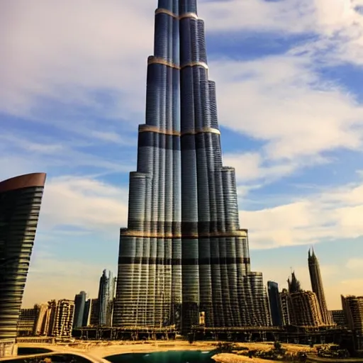 Prompt: burj khalifa but instead a burj khalifa it is a giant carrot