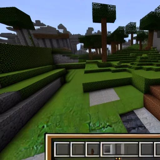 Image similar to minecraft beta screenshot