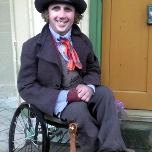 Prompt: John Dilworth and Tiny Tim's lovechild