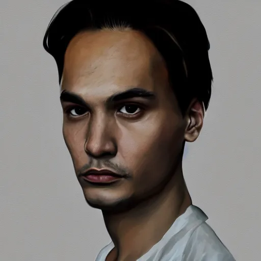 Prompt: portrait of a handsome Frank Dillane in the style of stefan kostic, artstation, concept art, realistic photo, sharp focus, 8k high definition, insanely detailed, intricate, elegant