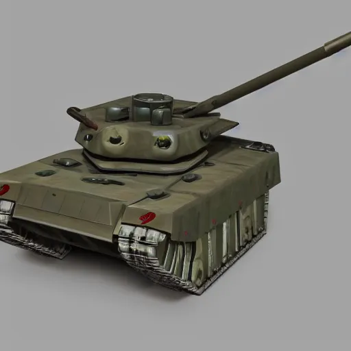 Image similar to concept of walking tanks with the end of the barrel resembling a claw, high resolution