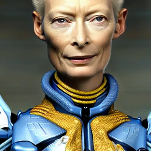 Image similar to Tilda Swinton, Kerrigan queen of blades, StarCraft