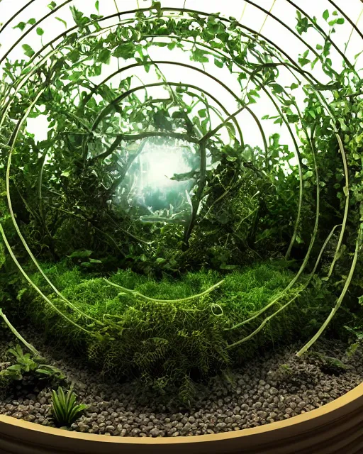 Image similar to graphic of terrarium, vines wrap around the terrarium, unreal engine 5, blender, depth of field, ultra realistic, cinematic, macro, artstation, megascan, intricate, epic, Quixel, weta digital, focus, octane render, v-ray, digital art, highly detailed illustration, golden ratio, prism undertones, rule of thirds