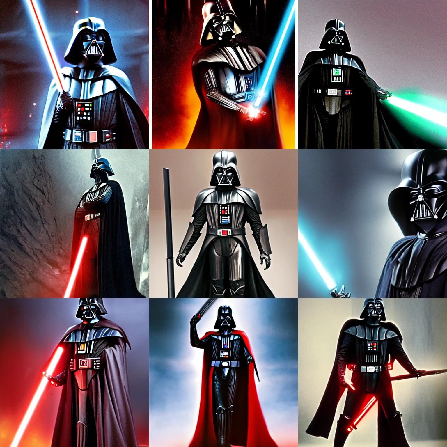 Prompt: Sauron as Darth Vader in the movie Star Wars
