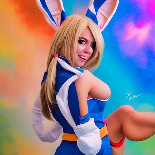 Prompt: lola bunny cosplay by artgerm