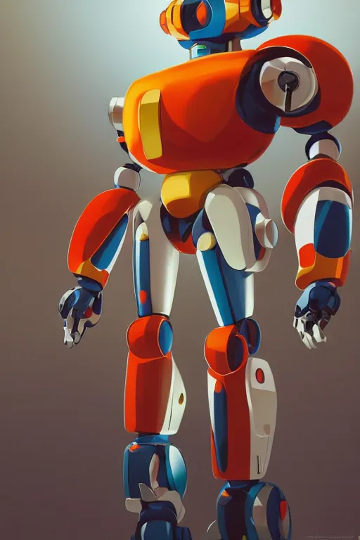 Image similar to metabots medabots medarotto medarot robot minimalist comics, behance hd by jesper ejsing, by rhads, makoto shinkai and lois van baarle, ilya kuvshinov, rossdraws global illumination ray tracing hdr radiating a glowing aura