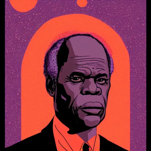 Prompt: danny glover retro minimalist portrait! moebius starwatcher comic by jean giraud, portrait 8 k