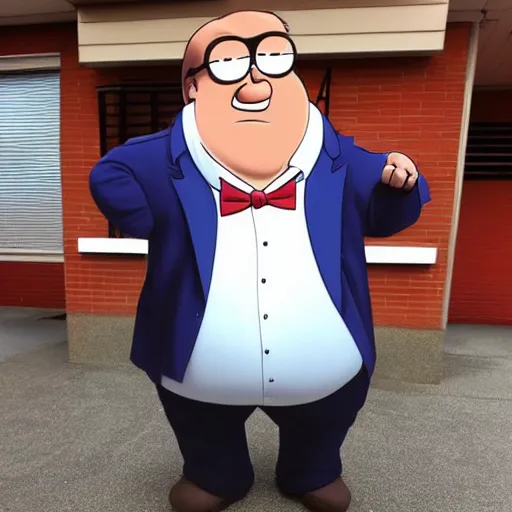 Prompt: a real life photo of peter griffin