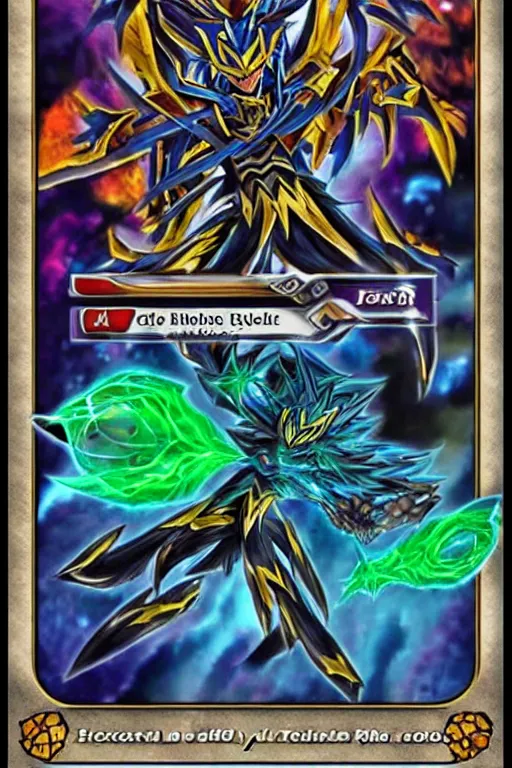 Prompt: a yu gi oh tcg monster card