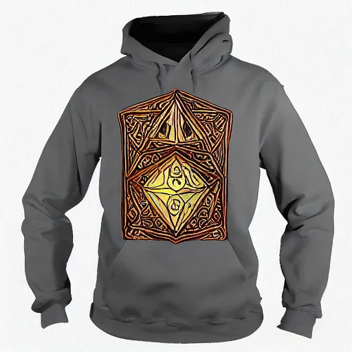 Image similar to dungeons and dragons dice roll on a tshirt