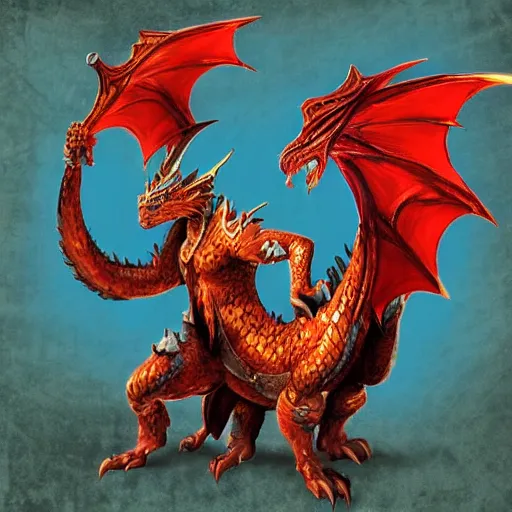 Image similar to dragon in the style of guild wars 2