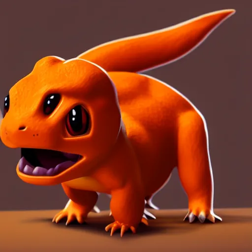 ArtStation - Pokemon Charmander - Sculpt