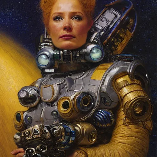 Image similar to portrait of a snake with human face wearing a space suit. shadowrun furaffiniy cyberpunk fantasy highly detailed painting by gaston bussiere craig mullins jc leyendecker gustav klimt artgerm greg rutkowski john berkey, bergey, craig mullins, ruan jia, raymond swanland, jeremy mann, tom lovell, alex malveda