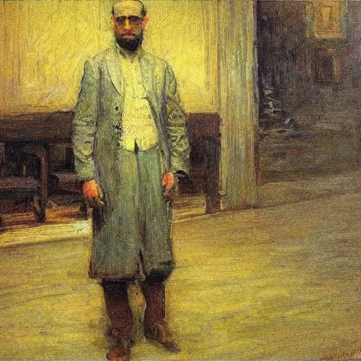 Prompt: artwork by Henry Ossawa Tanner