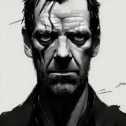 Prompt: portrait of Gregory House, dramatic lighting, illustration by Greg rutkowski, yoji shinkawa, 4k, digital art, concept art, trending on artstation