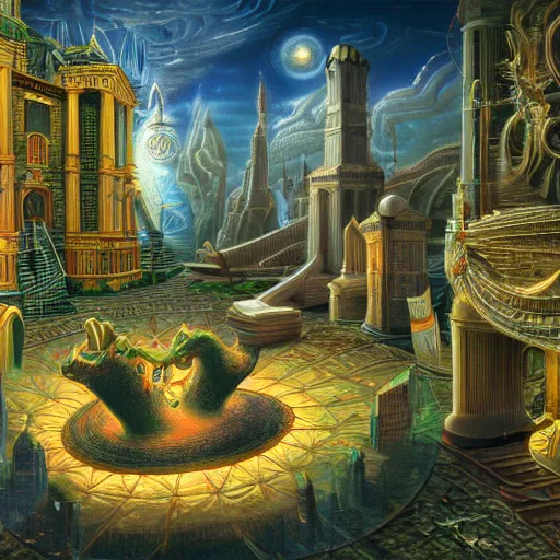 Image similar to luminary of lunacy 4 k hyperdetailed surrealism extremely high quality