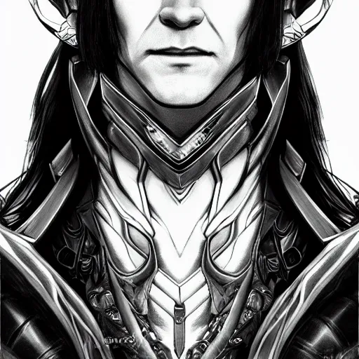 Image similar to Loki portrait, anime style, intricate, detailed, photorealistic, trending on artstation, studio lighting, 4k, 8k