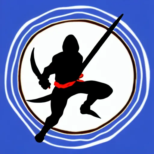 Image similar to ninja logo