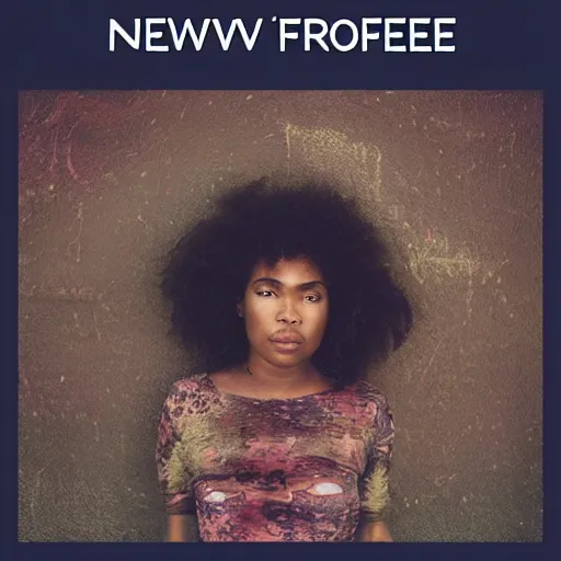 Image similar to cover for an album called newfree