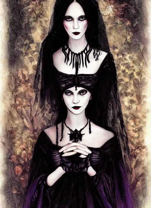 Prompt: gothic princess portrait. by eleanor vere boyle