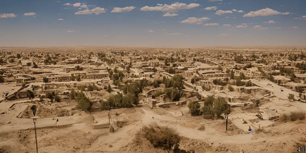 Image similar to old samarkand city, cinematic shot, realistic, highly detailed,