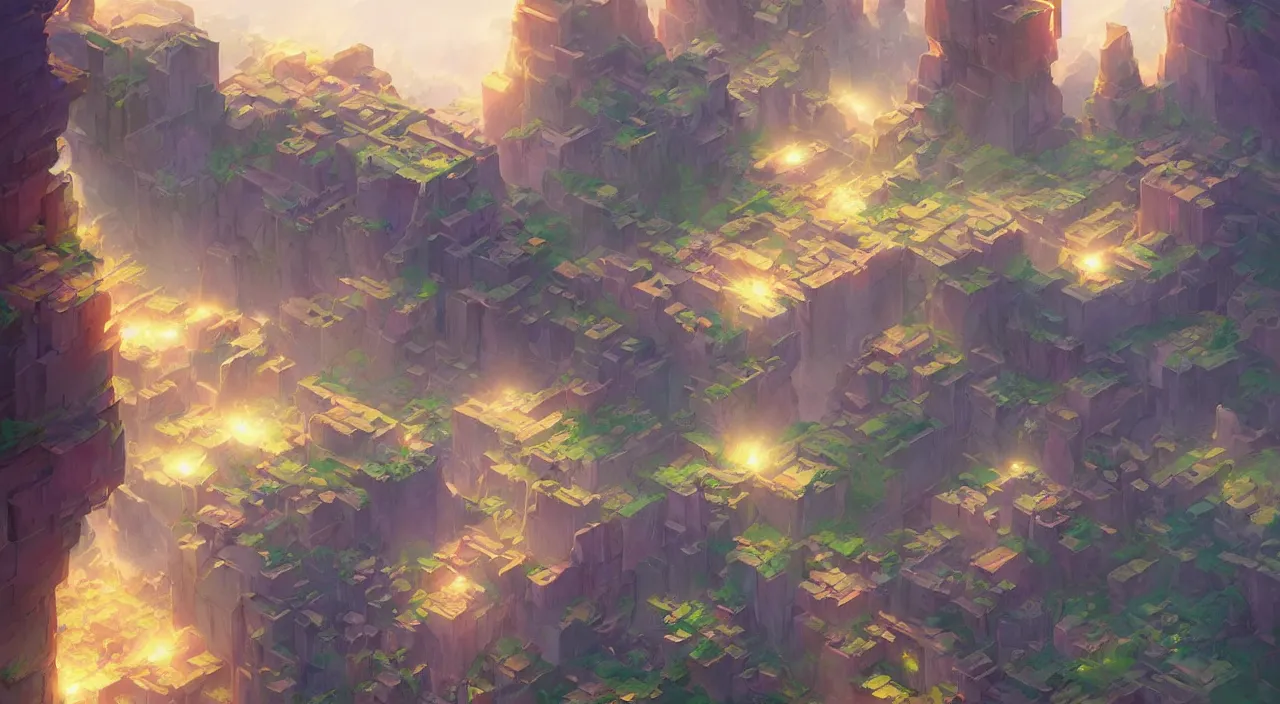 Image similar to flag colored wall fortress greeble illusion landscape wonderworld paradize, behance hd by jesper ejsing, by rhads, makoto shinkai and lois van baarle, ilya kuvshinov, rossdraws global illumination