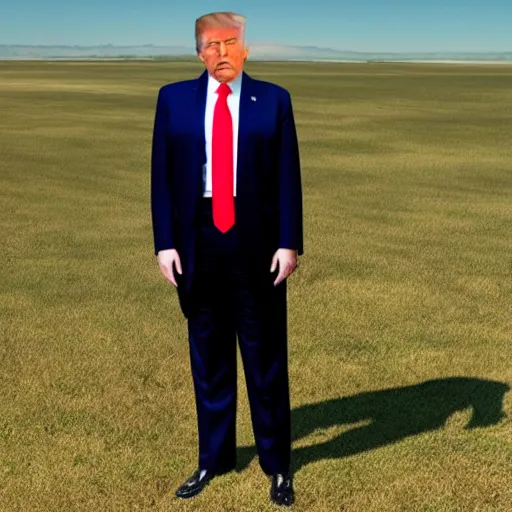 Image similar to trump tallest man in the world