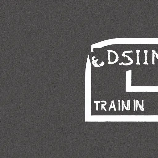 Image similar to webdesign logo for training site company, black and white