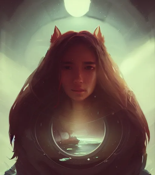 Image similar to great, fish eye, beautiful, sharp focus, ultra detailed by leesha hannigan, ross tran, thierry doizon, kai carpenter, ignacio fernandez rios