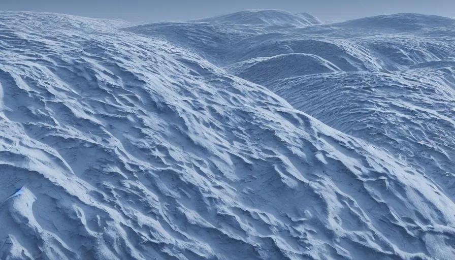 Image similar to washington dc under snow dunes, hyperdetailed, artstation, cgsociety, 8 k