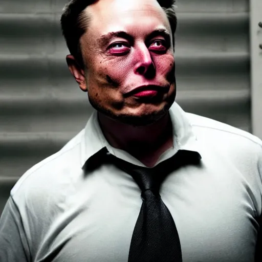 Image similar to elon musk zombie,