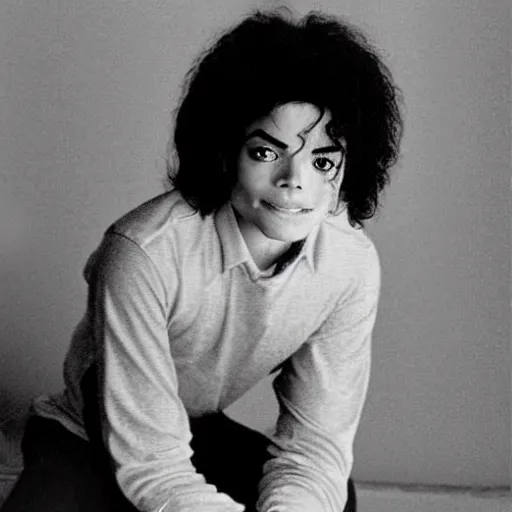 Image similar to a young michael jackson, early days of his career