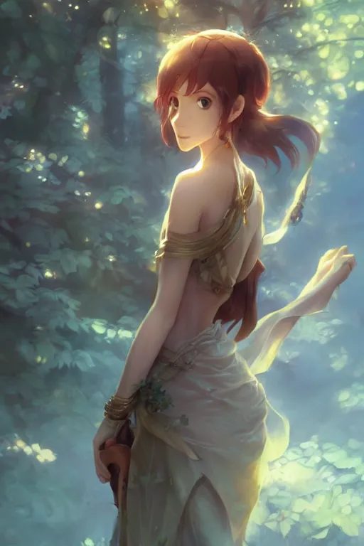 Image similar to mushroom goddess, full shot, atmospheric lighting, detailed face, by makoto shinkai, stanley artgerm lau, wlop, rossdraws